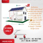 40 Watt Solar Package- 6 Led Light