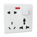 Slim Combined Socket with Switch