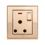 3PIN ROUND SOCKET WITH SWITCH