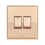 2 GANG SWITCH- 1 WAY