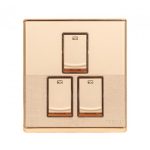 3 GANG SWITCH - 1 WAY