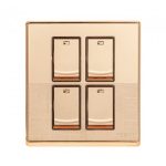 4 GANG SWITCH- 1 WAY