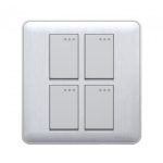 WG4GS1W (WHITE) 4 Gang Switch-1way