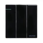 WC3GS1 3 Gang Switch-1way - Crystal Series