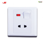 CLICK-ASTER-2 PIN SOCKET WITH SWITCH,10A