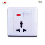 CLICK-ASTER-3 PIN UNIVERSAL SOCKET WITH SWITCH,13A