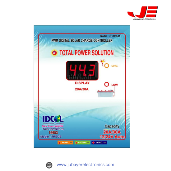 Solar Charge Controller Digital Premium 30A 12V/24V Auto